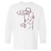 Heavy Cotton Youth Long Sleeve Gildan T-Shirt 5400B Thumbnail