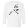 Heavy Cotton Youth Long Sleeve Gildan T-Shirt 5400B Thumbnail