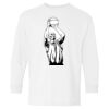 Heavy Cotton Youth Long Sleeve Gildan T-Shirt 5400B Thumbnail