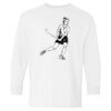 Heavy Cotton Youth Long Sleeve Gildan T-Shirt 5400B Thumbnail
