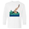 Heavy Cotton Youth Long Sleeve Gildan T-Shirt 5400B Thumbnail