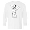 Heavy Cotton Youth Long Sleeve Gildan T-Shirt 5400B Thumbnail