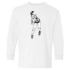 Heavy Cotton Youth Long Sleeve Gildan T-Shirt 5400B Thumbnail