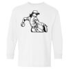 Heavy Cotton Youth Long Sleeve Gildan T-Shirt 5400B Thumbnail