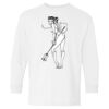 Heavy Cotton Youth Long Sleeve Gildan T-Shirt 5400B Thumbnail