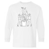 Heavy Cotton Youth Long Sleeve Gildan T-Shirt 5400B Thumbnail