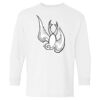 Heavy Cotton Youth Long Sleeve Gildan T-Shirt 5400B Thumbnail