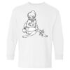 Heavy Cotton Youth Long Sleeve Gildan T-Shirt 5400B Thumbnail
