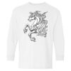 Heavy Cotton Youth Long Sleeve Gildan T-Shirt 5400B Thumbnail
