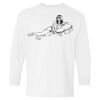 Heavy Cotton Youth Long Sleeve Gildan T-Shirt 5400B Thumbnail