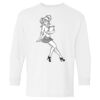 Heavy Cotton Youth Long Sleeve Gildan T-Shirt 5400B Thumbnail