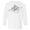 Heavy Cotton Youth Long Sleeve Gildan T-Shirt 5400B Thumbnail
