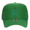 OTTO Cap 5 Panel High Crown Mesh Back Trucker Hat Thumbnail