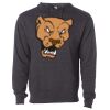 Midweight Hooded Pullover Sweatshirt - No Minimums Thumbnail