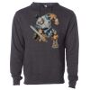 Midweight Hooded Pullover Sweatshirt - No Minimums Thumbnail
