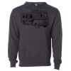 Midweight Hooded Pullover Sweatshirt - No Minimums Thumbnail