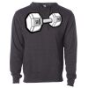 Midweight Hooded Pullover Sweatshirt - No Minimums Thumbnail