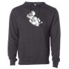 Midweight Hooded Pullover Sweatshirt - No Minimums Thumbnail