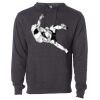 Midweight Hooded Pullover Sweatshirt - No Minimums Thumbnail